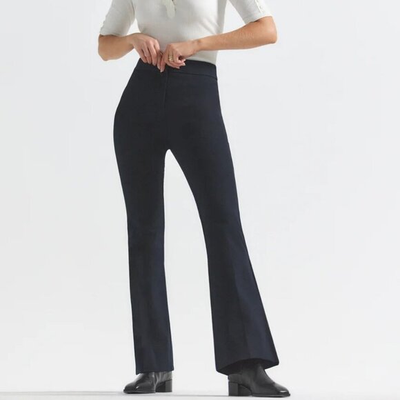NWOT Derek Lam 10 Crosby | FLARE TROUSER Midnight Size 2 - Picture 1 of 12